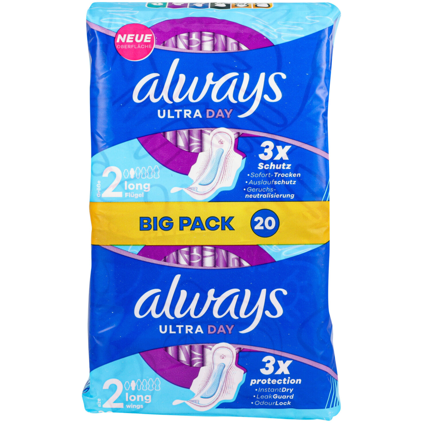 Always Ultra Long Flügel BigPack 20 Stück
