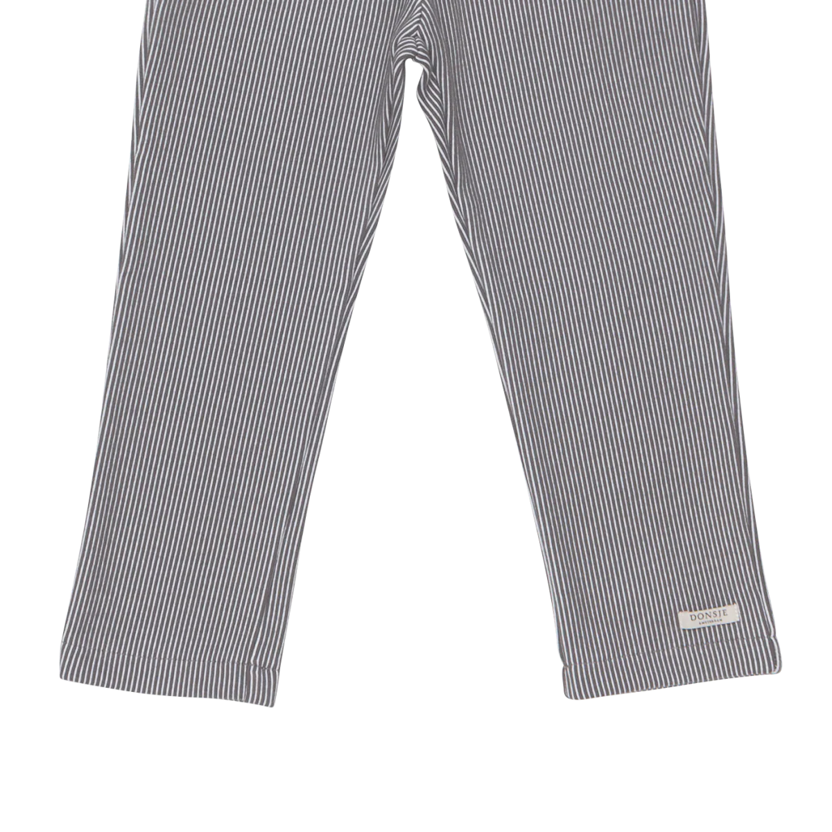 Tettono Trousers | Cloudy Grey - White Striped