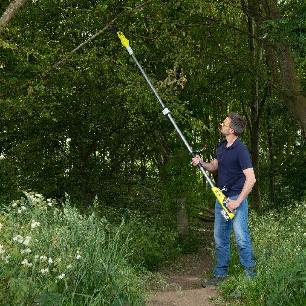 GRENSAKS RYOBI RY18PLA-0 ONE+ TELESKOPSKAFT 18V U/BATTERI