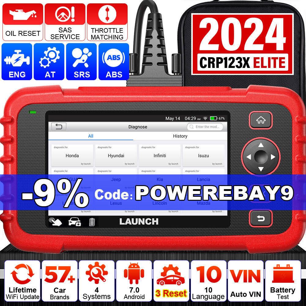 2024 Launch Crp123x Pro Profi Kfz Obd2 Diagnosegerät Auto Scanner