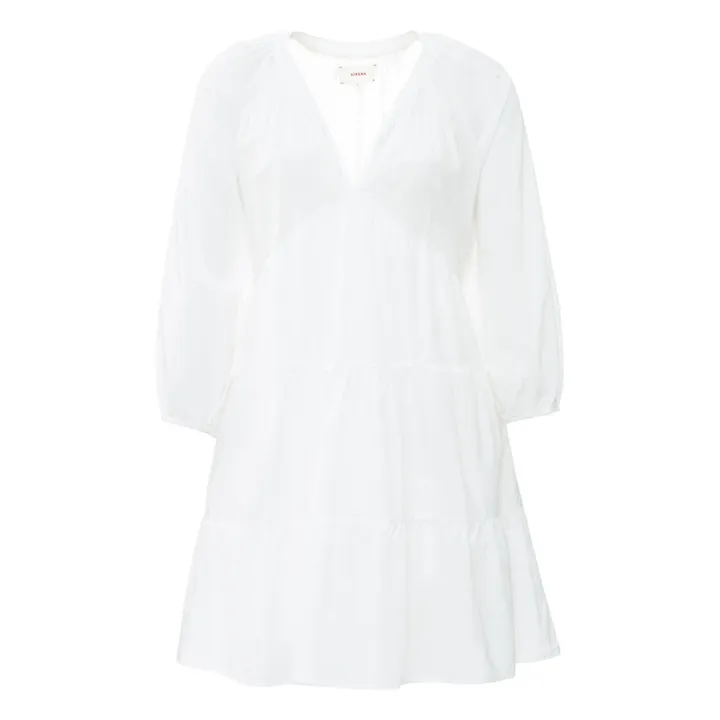 Xirena Robe Nadia Popeline de Coton | Blanc