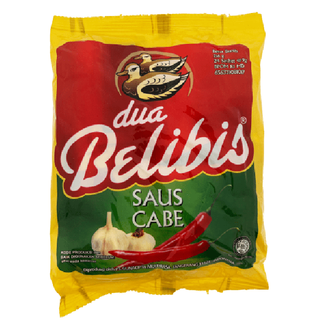 Dua Belibis Chilisaus Cabe 9x24g