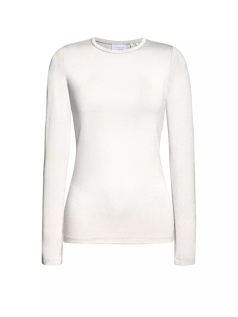 RICH & ROYAL Langarmshirt weiss