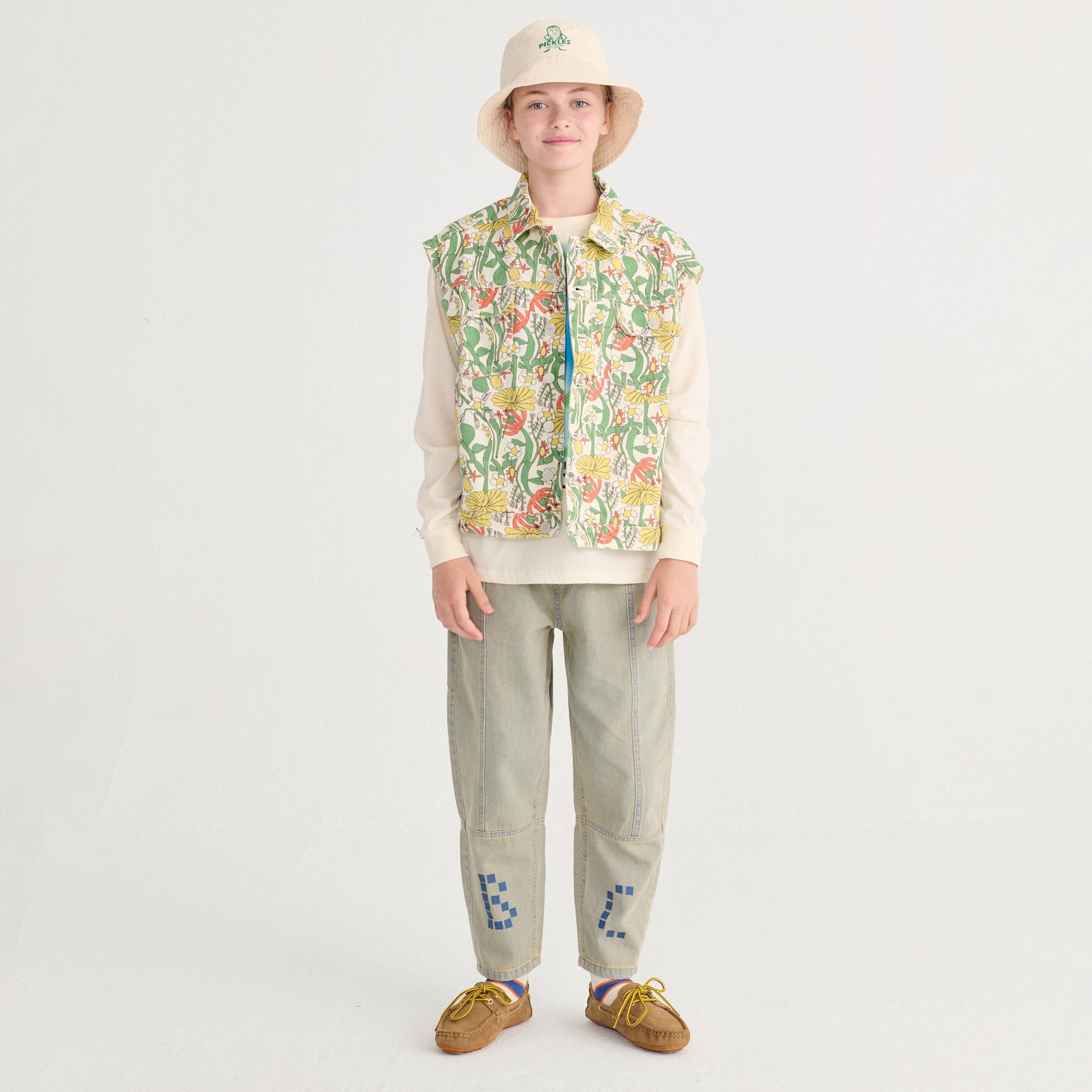 Jeans Square Bobo Choses Prussian Blue