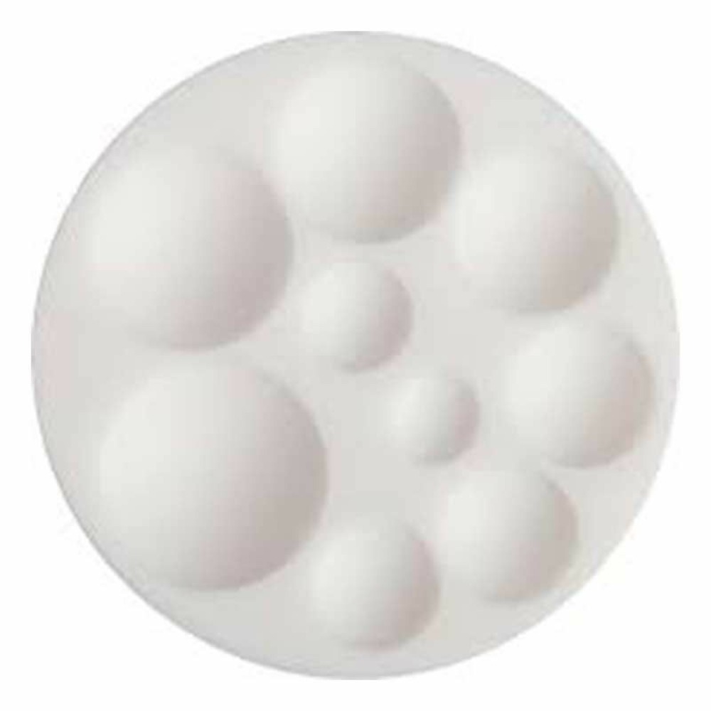 Moule en silicone pour pâte polymère - cabochons ronds