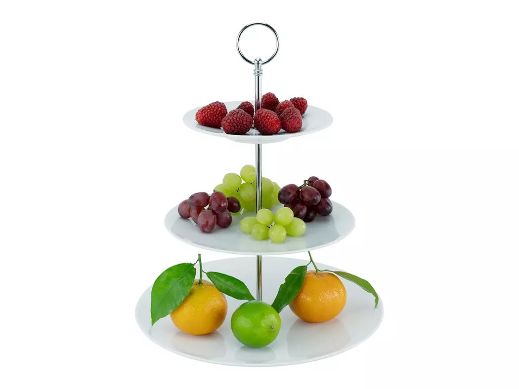3-stöckige Etagere Universal 32 cm