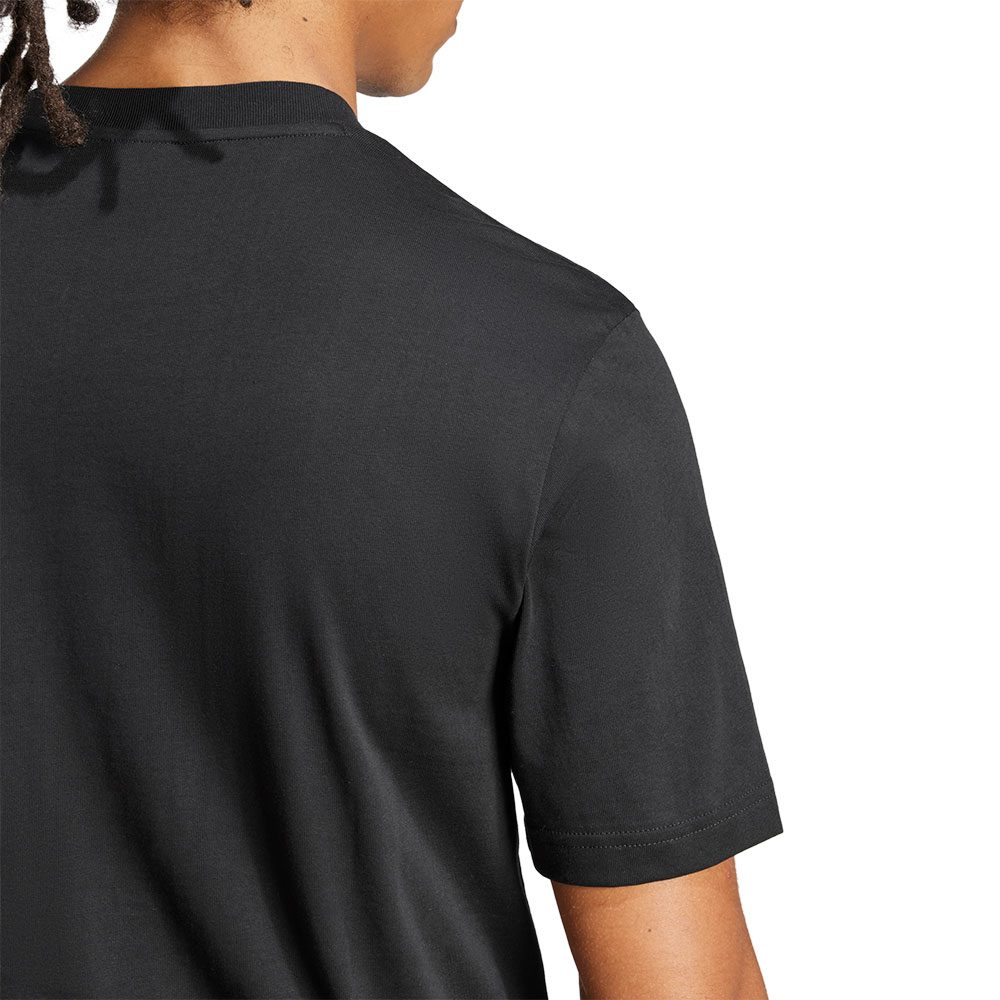 adidas Essentials Small Logo Single Jersey T-Shirt Herren black