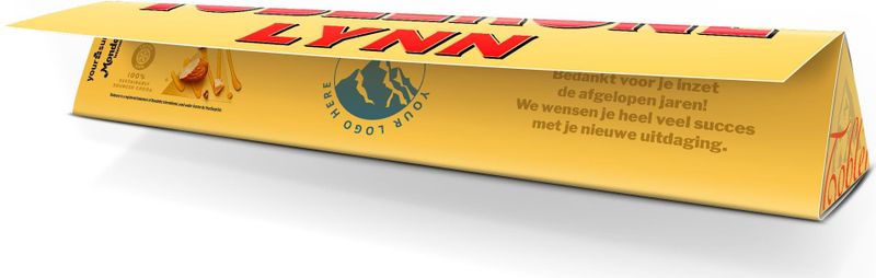 Toblerone - Chocoladereep - 360 gram - Gepersonaliseerd Geschenk