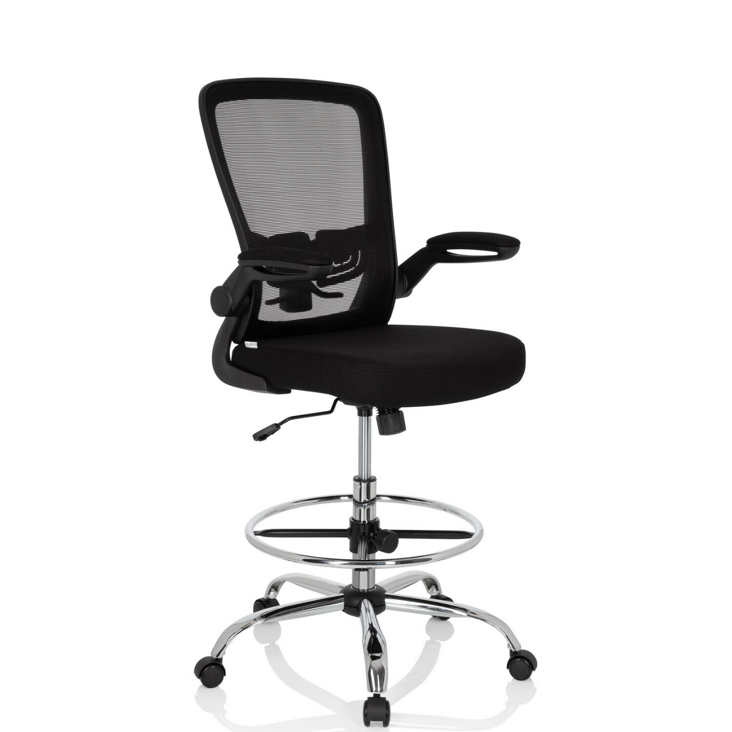 Counterstuhl VENDO WORK Stoff/Netzstoff mit Armlehnen hjh OFFICE