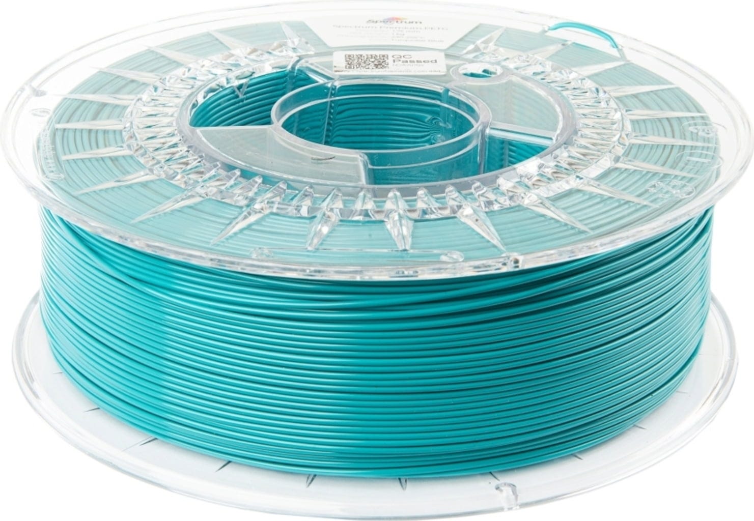 Spectrum  PETG Premium Turquoise Blue, 1,75 mm / 1000 g    Vielfältiges Filament mit hoher Transparenz & Temperaturbeständigkeit