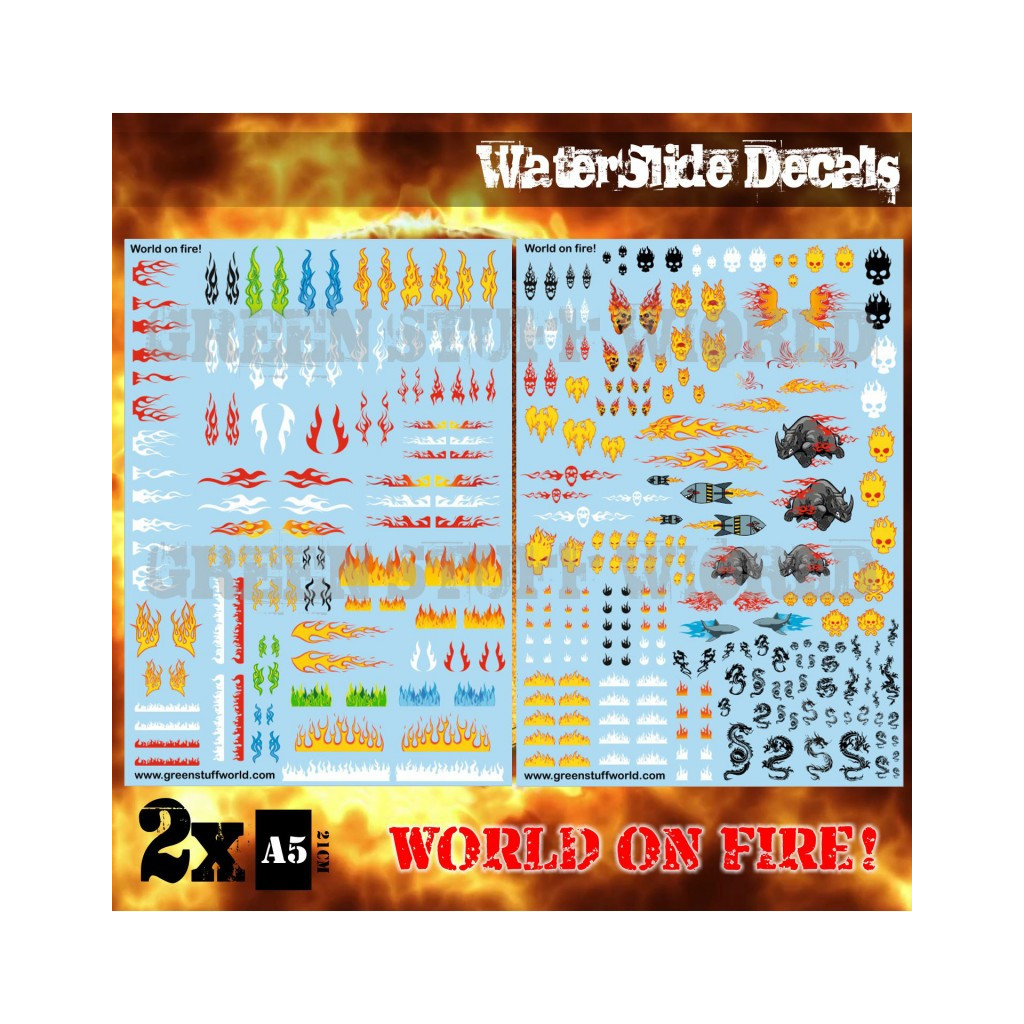 Decalcomanies - World on Fire