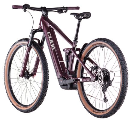 VTT Électrique Tout-Suspendu Cube Stereo Hybrid One22 Pro 800 Shimano Cues 10V 800 Wh 29'' Rouge Amarone 2025