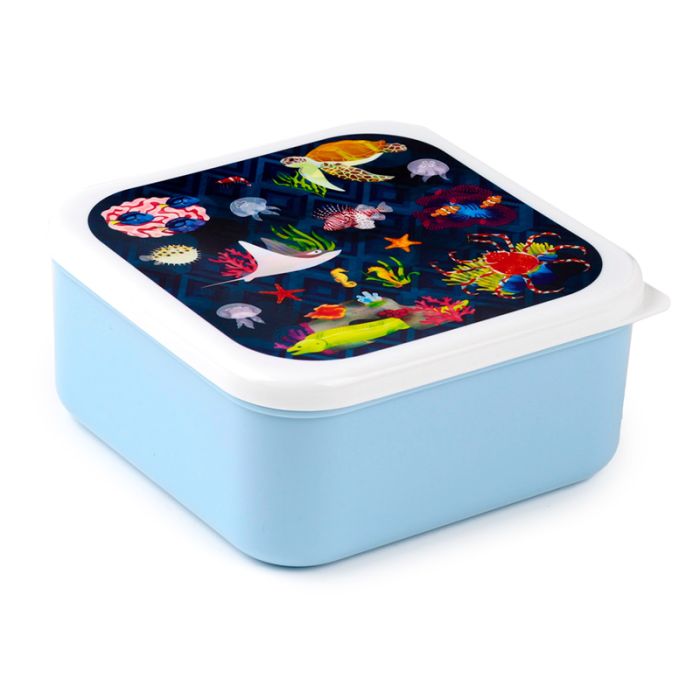 Conjunto 3 Caixas Lanche - Reino Marinho