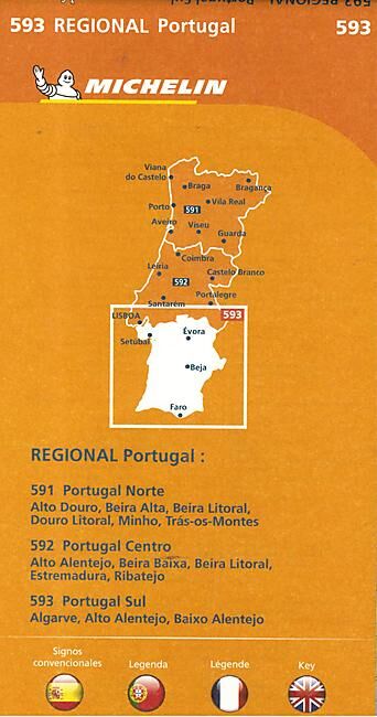MICHELIN - 593 PORTUGAL SUD ALGARVE 1 300 000
