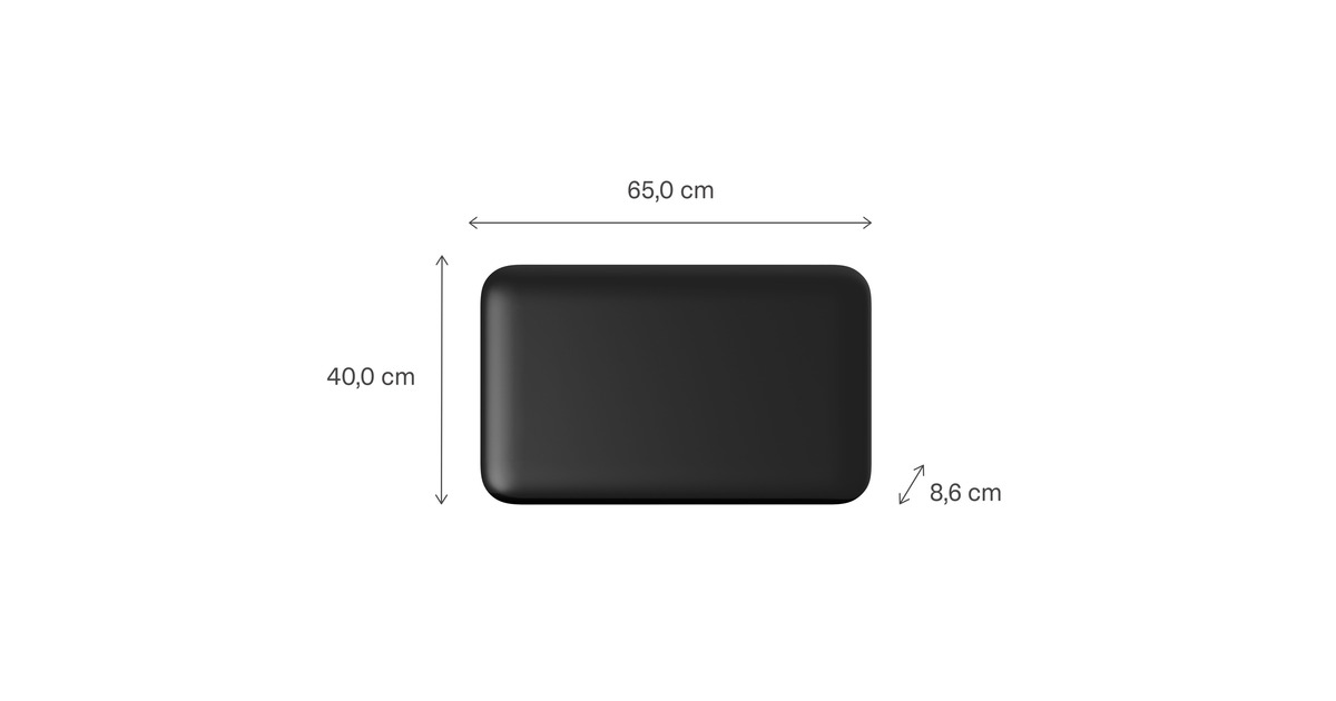 MillSteel WiFi paneelverwarming PA700WIFI4 Black, 700 Watt convector  (Zwart, wifi 2,4 GHz (wifi 6), Bluetooth 5.2, Zigbee 3.0 + App)