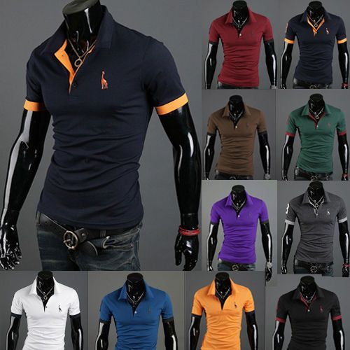 Fireon - Giraf geborduurd poloshirt