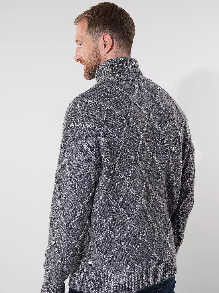 BOSS Rollkragenpullover ESTUPENDO grau