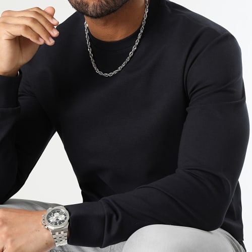 Sweat Crewneck 0166 Bleu Marine