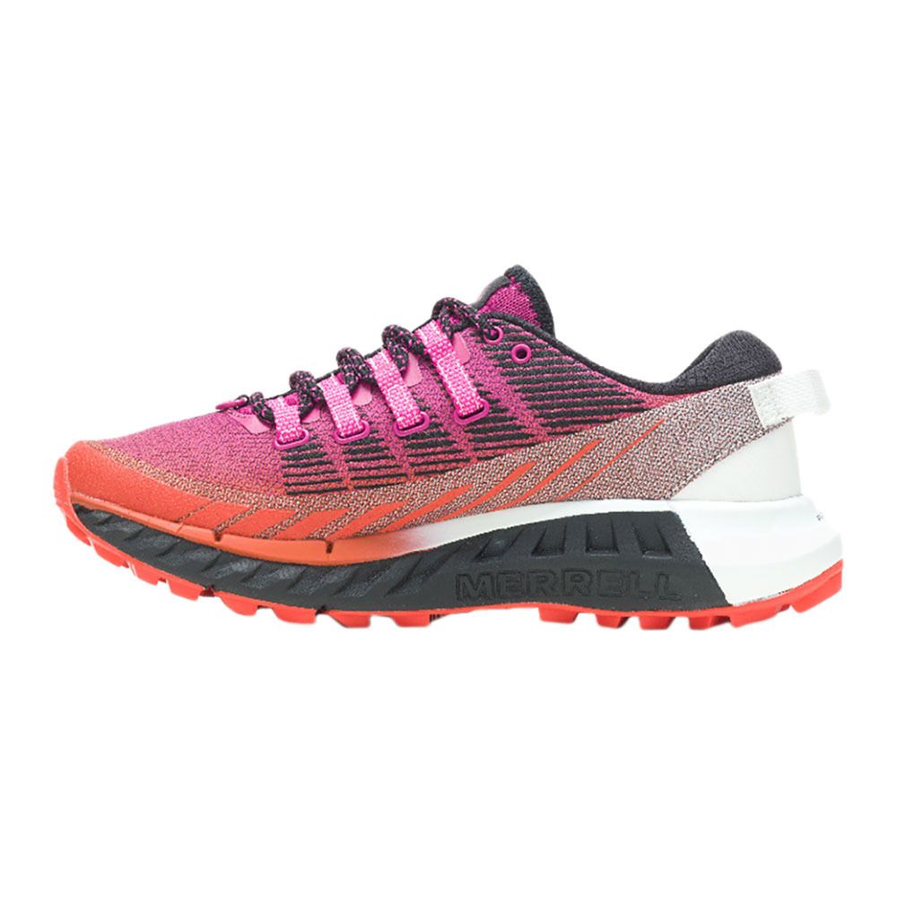 Merrell AGILITY PEAK 4 - Chaussures trail Femme fuchsia tangerine
