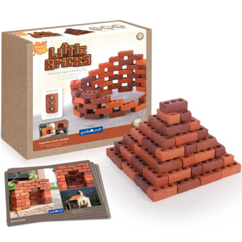 Guidecraft bouwblokken kleine bakstenen - 60st