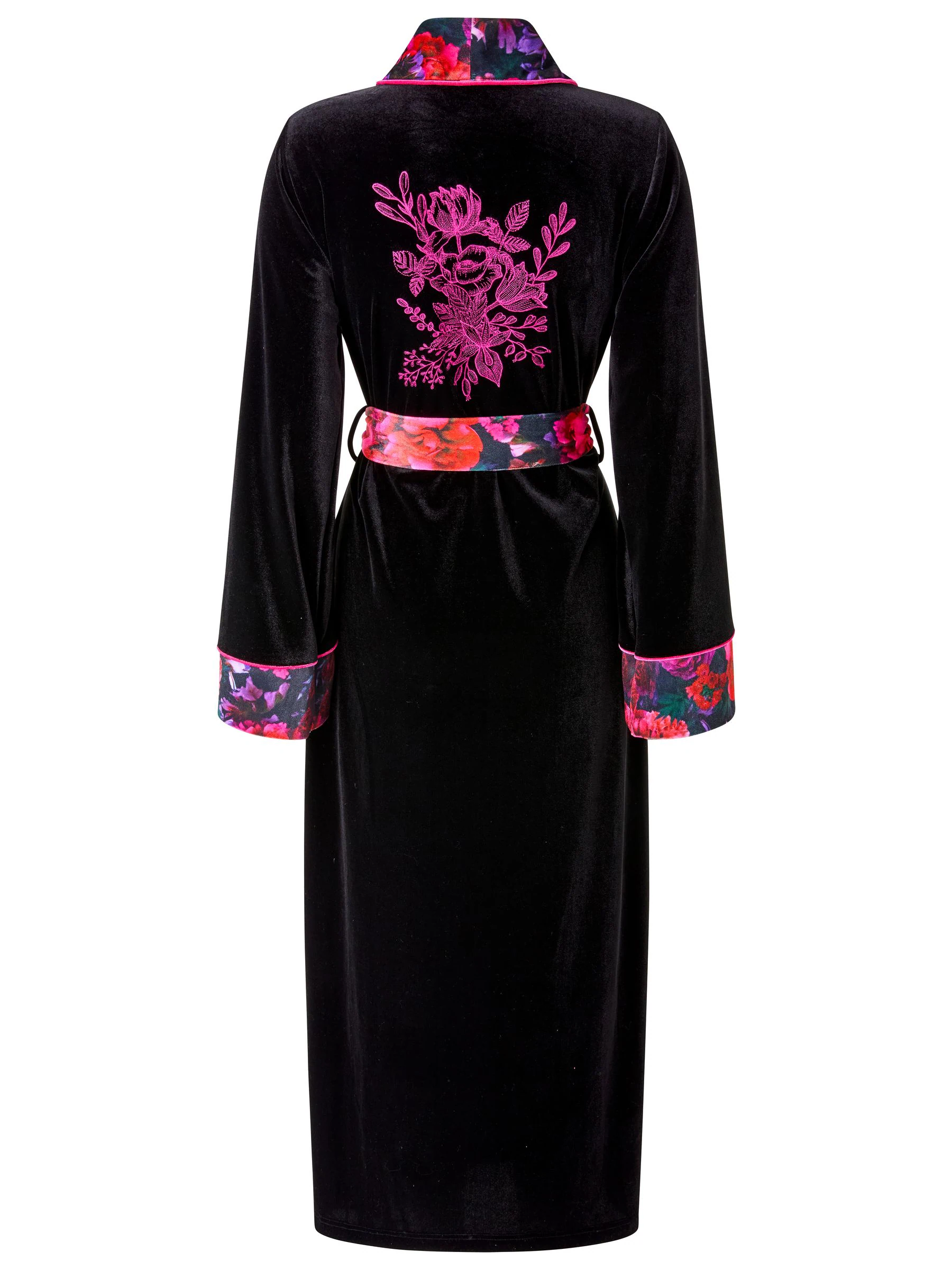Joe Browns Boutique Floral Velour Dressing Gown