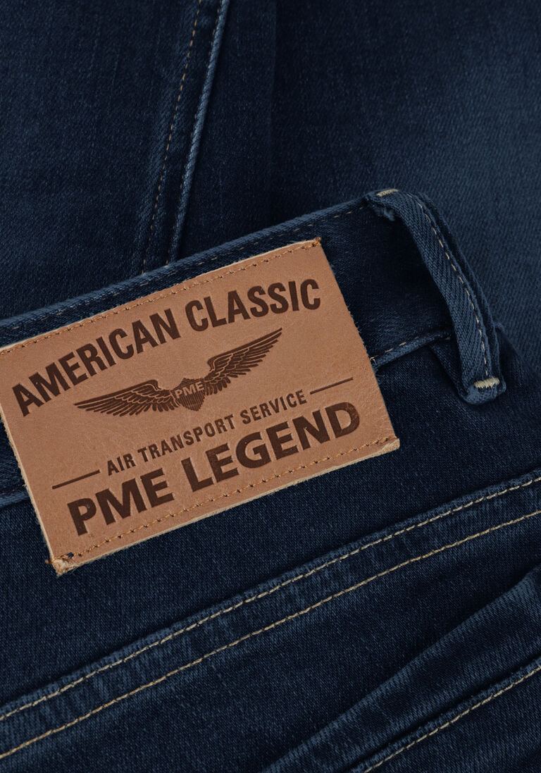 PME LEGEND donkerblauwe pme legend slim fit jeans commander 3.0 deep blue finish