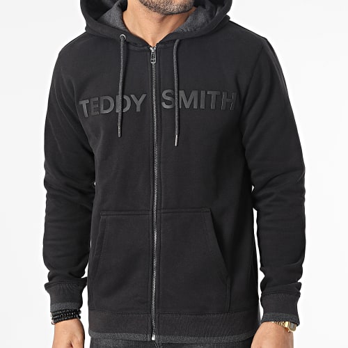 Sweat Zippé Capuche Giclass 10913638D Gris Anthracite