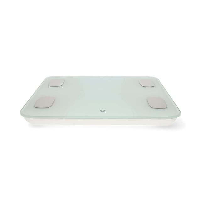 Nedis SmartLife Personvægt | Bluetooth® | Ben / BMI / BMR / Fedt / Muskler / Vand / Vægt | 12 | Maksimal belastning: 180 kg | Android™ / IOS | ABS / Glas | Hvid