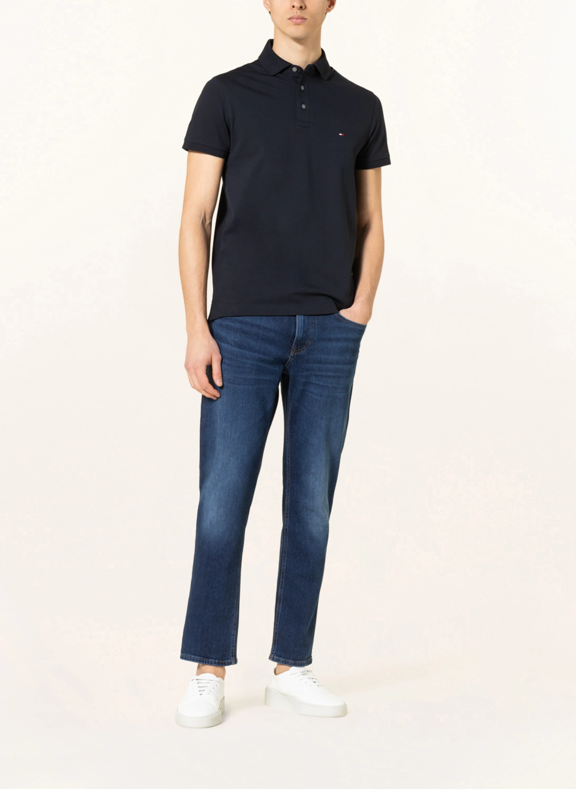 TOMMY HILFIGER Piqué-Poloshirt Slim Fit