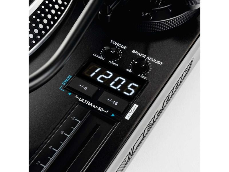 Reloop Plattenspieler RP-8000 MKII Schwarz DJ-Plattenspieler mit nahtloser Integration in Serato DJ Pro
