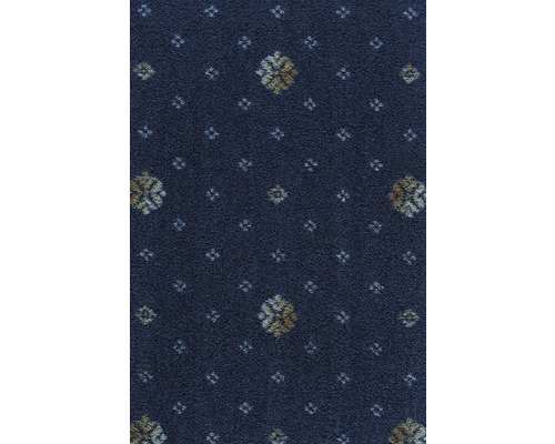 Velours tapijt Posada marineblauw 400 cm breed (per meter verkocht)