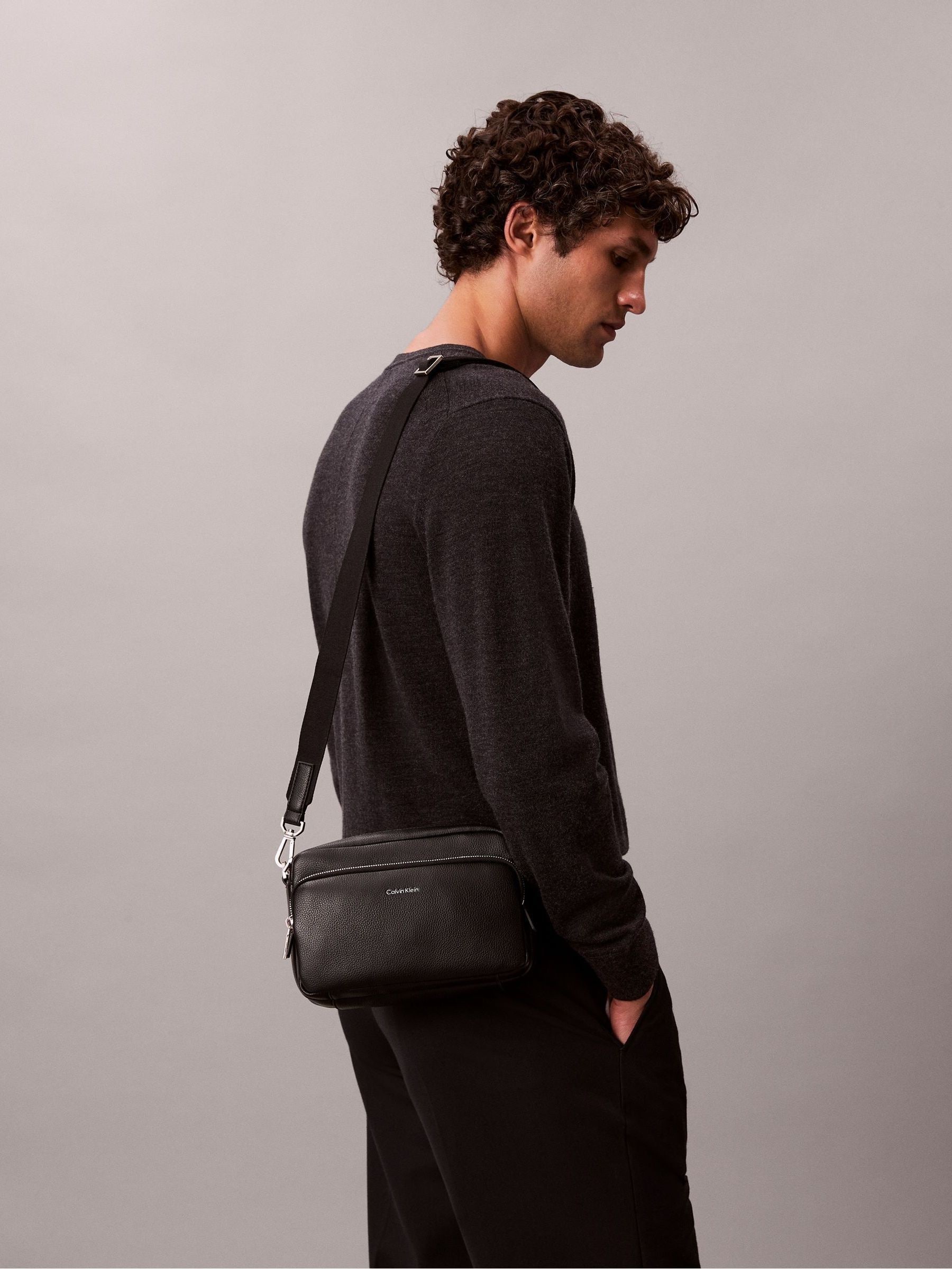 Calvin Klein Micro Pebble Camera Bag