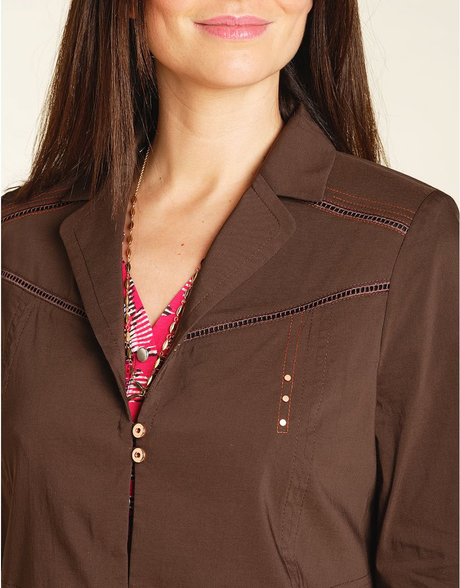 Veste chic marron