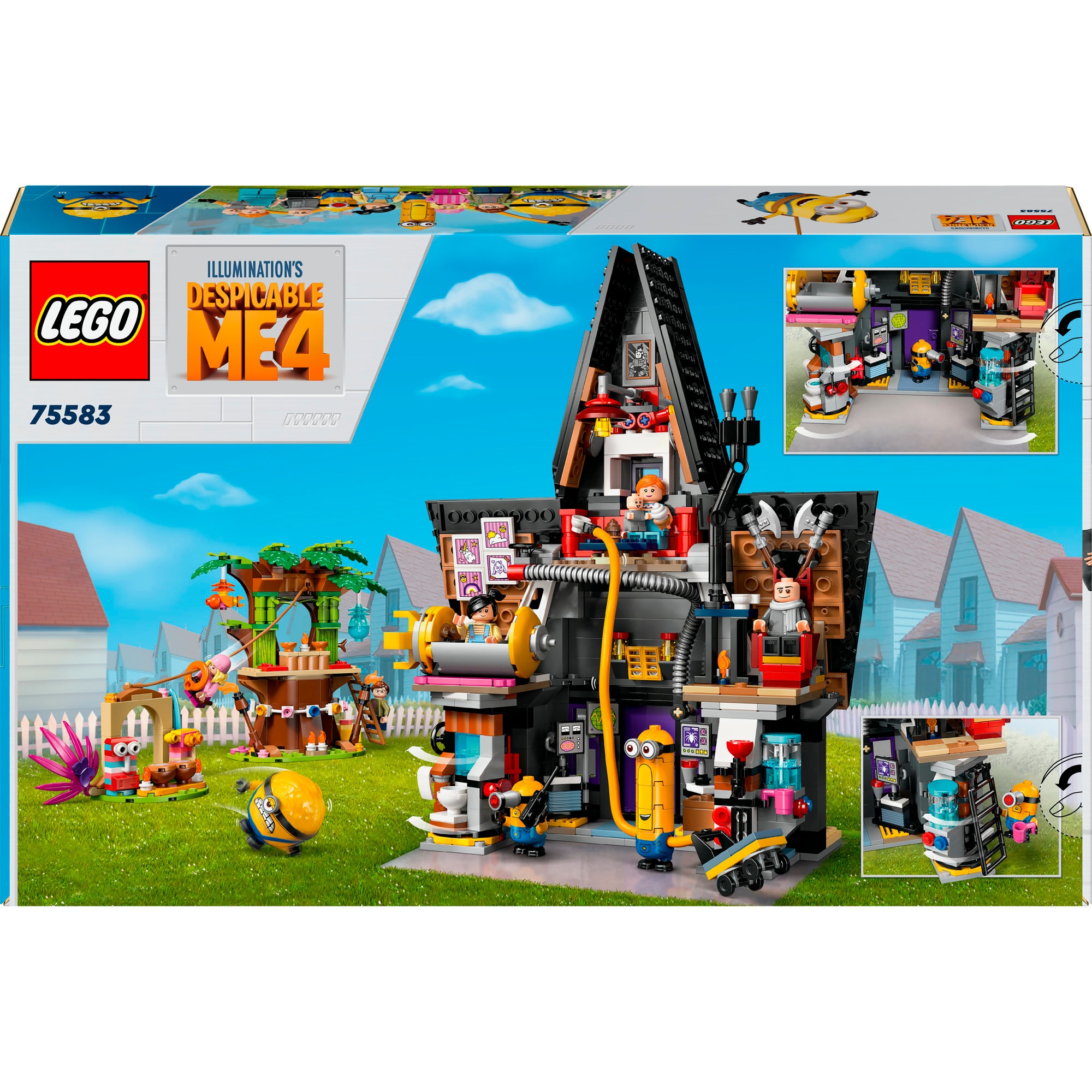 LEGO Konstruktionsspielzeug Minions Familienvilla von Gru und den Minions