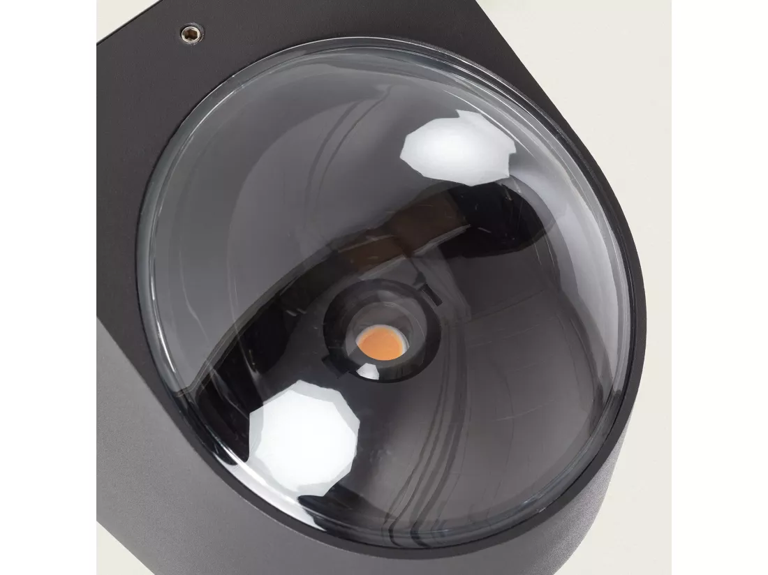 Applique Murale Extérieure LED 12W Aluminium Éclairage Double Face Adelfa Gris foncé