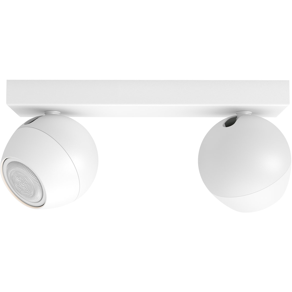 Philips Hue Buckram spotlys 2x5W (hvit)