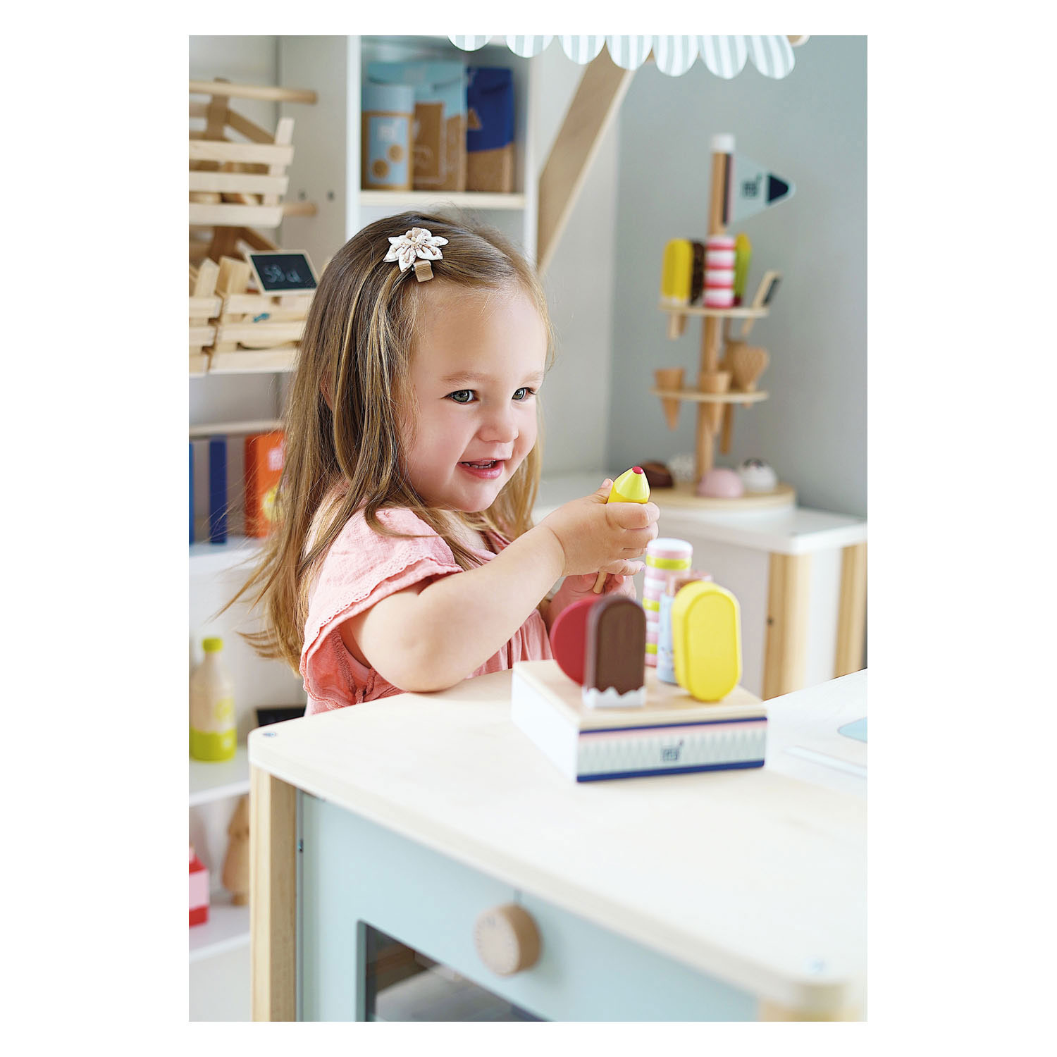 Small Foot - Houten Ijsjes Fresh met Standaard, 7dlg.