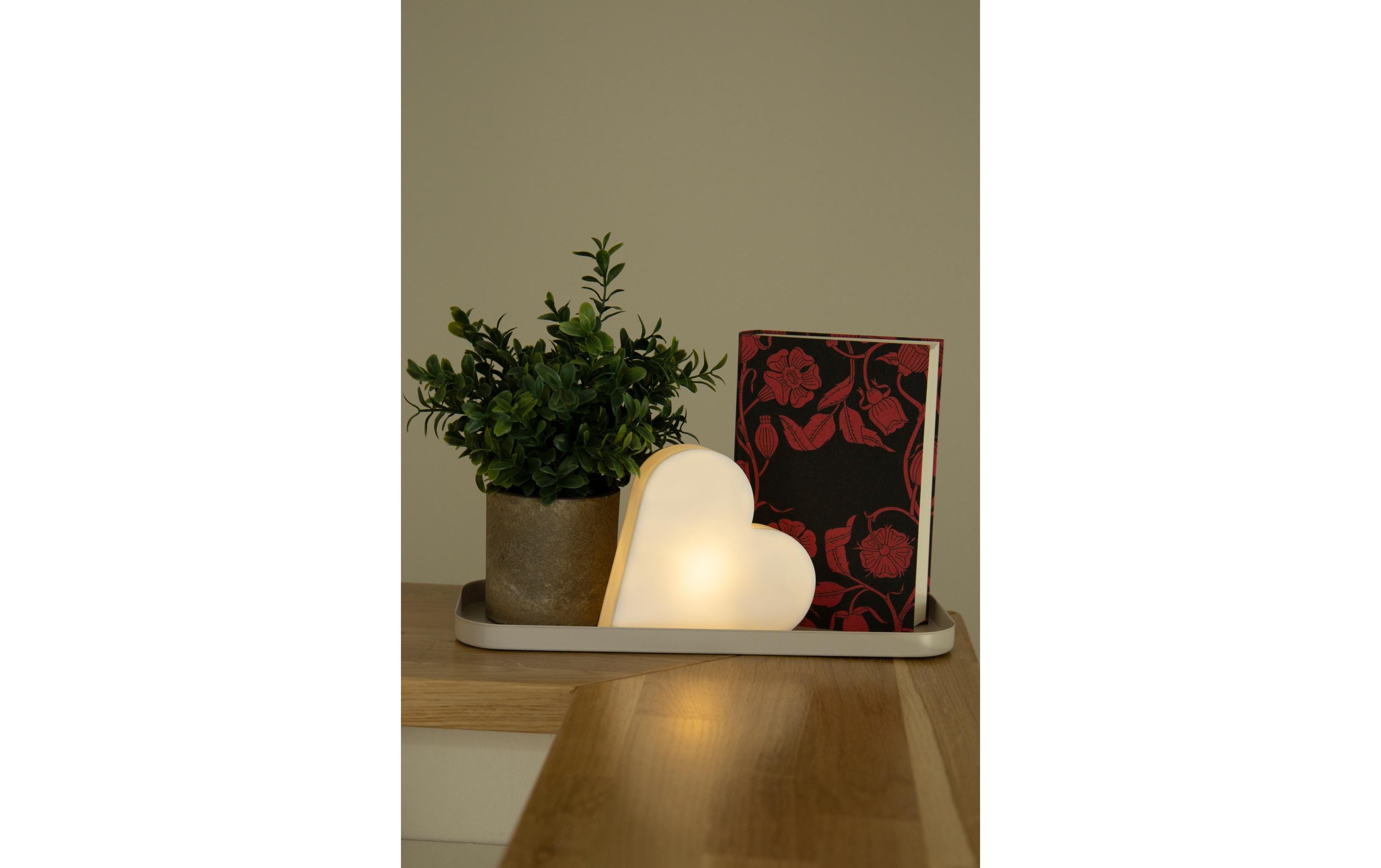 Motivlicht Shining Heart Micro S, WeissLED-Leuchte Herz