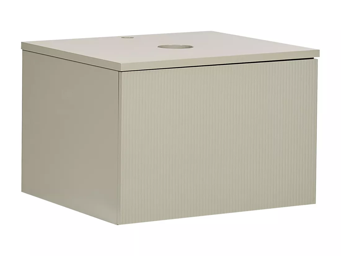 Meuble lavabo mural ALZIRA 60 cm 52 cm 40 cm Vert clair