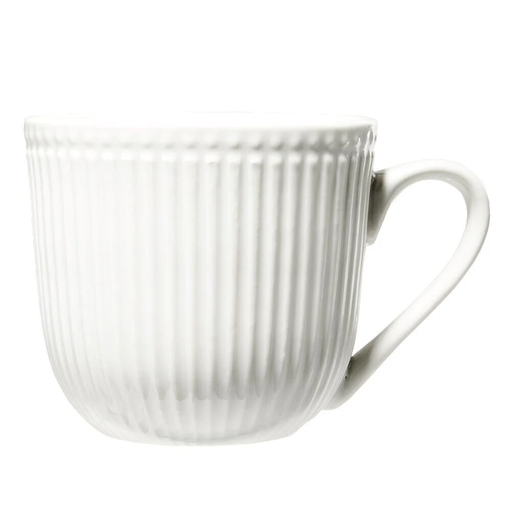 Tasse en porcelaine Colombe embossé blanc 250ml H8cm
