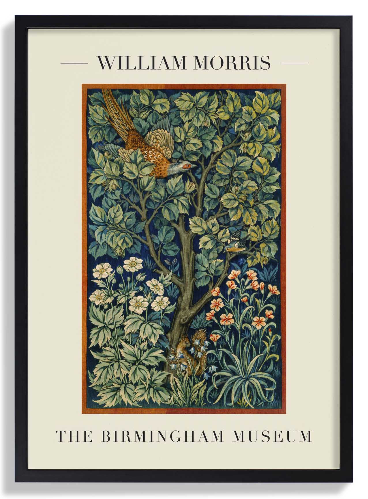 William Morris Pfau-Fasan Kunstausstellung