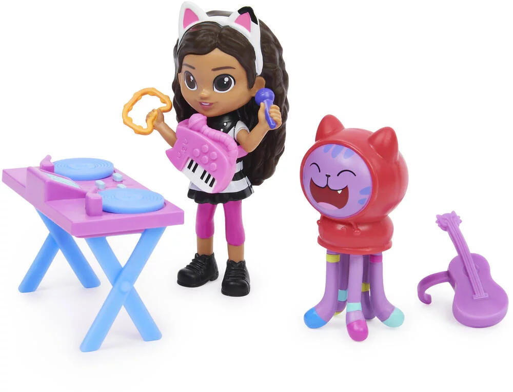 GABBY ET LA MAISON MAGIQUE - PACK 2 FIGURINES ET ACCESSOIRES KARAOKE