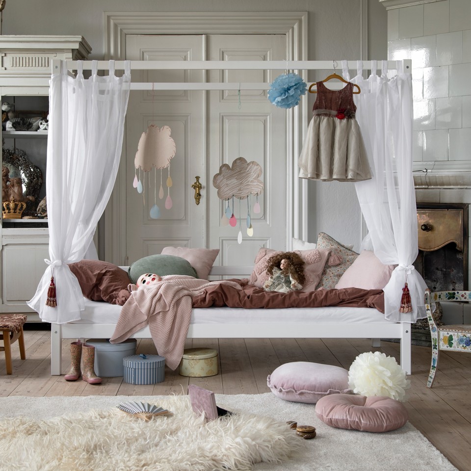 Hoppekids - ECO Dream Himmelseng Modul 70x160cm - Hvid