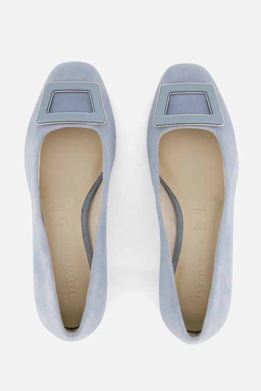 Tamaris Pumps blauw Leer