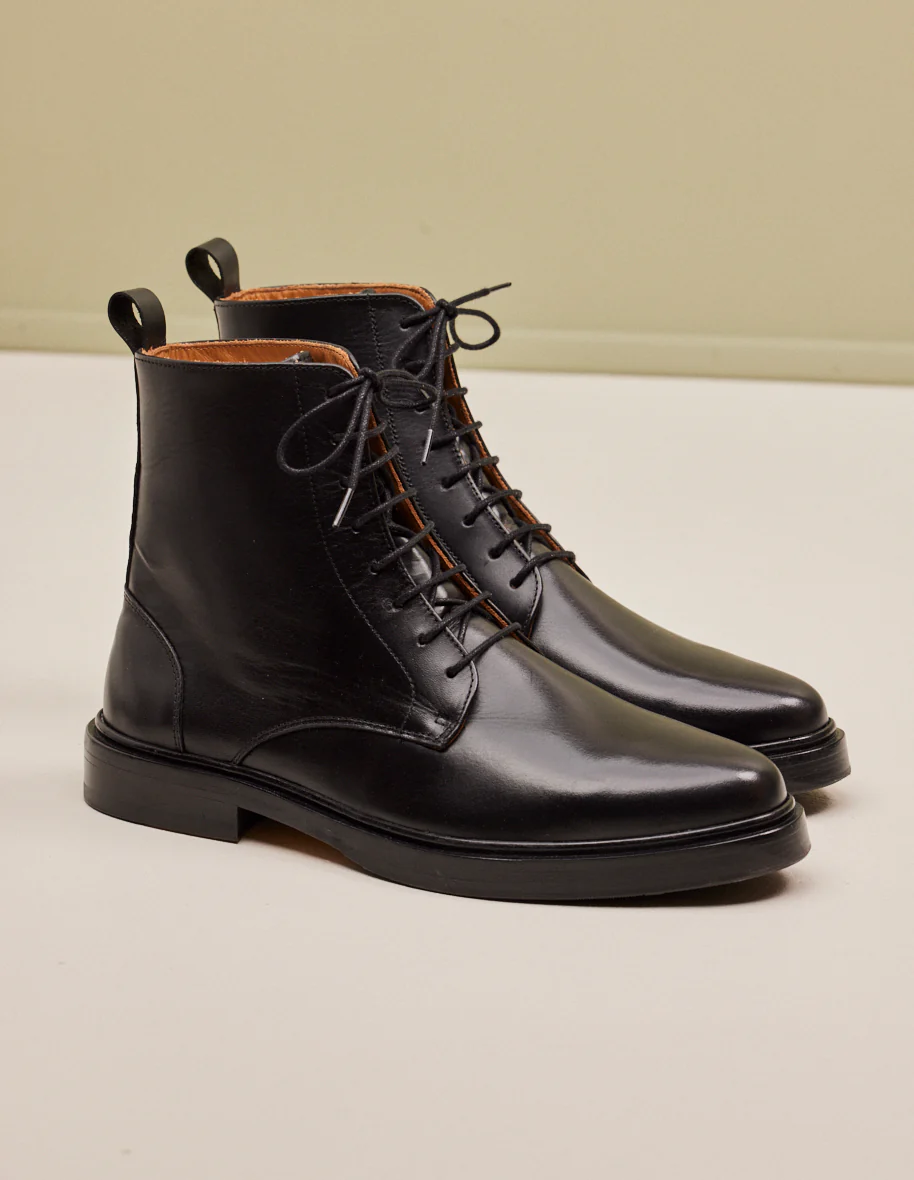 Bottines Timothée - Cuir noir