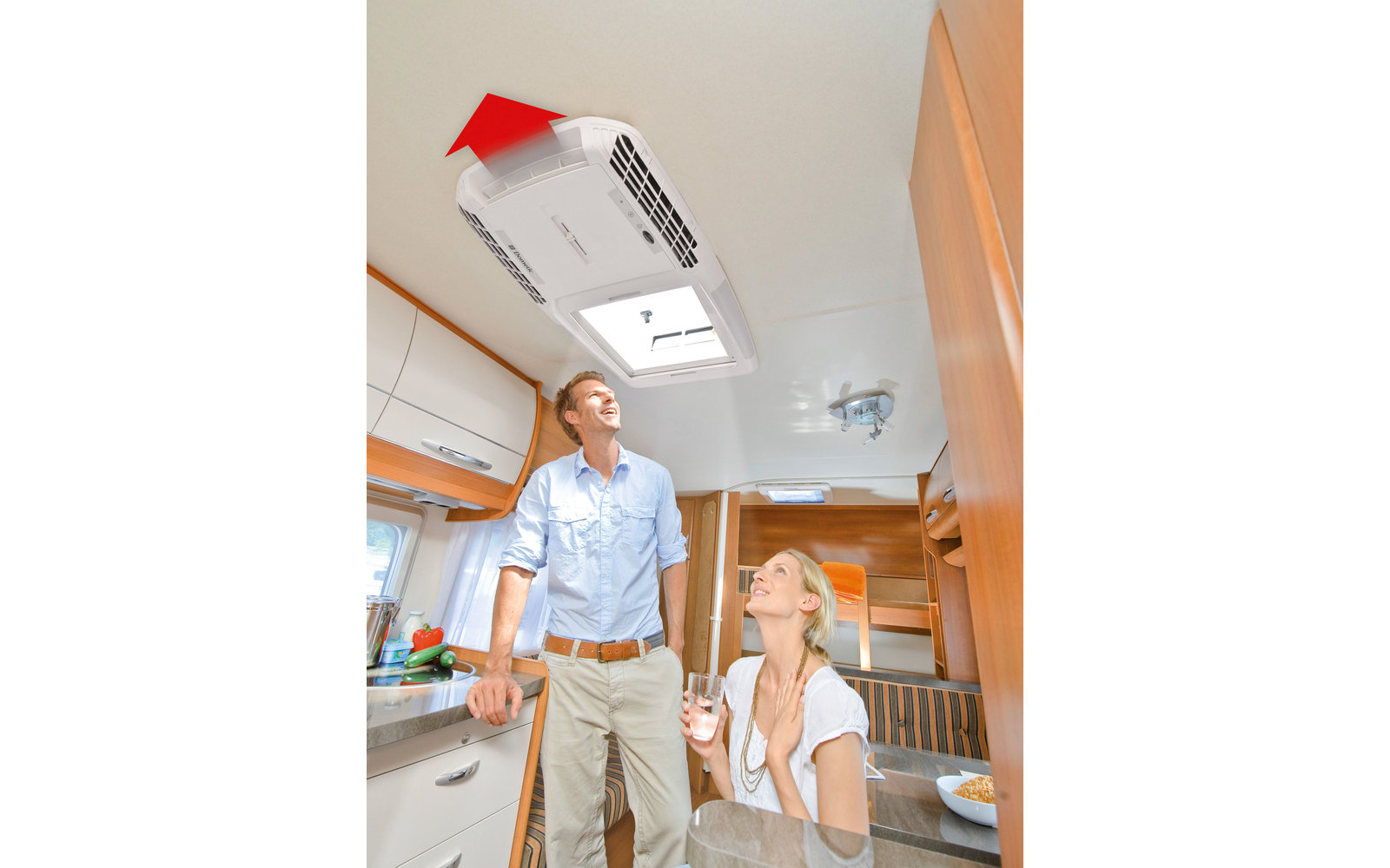 Dometic FreshLight 2200 Dachklimaanlage mit Dachfenster 2.200 W Weiß