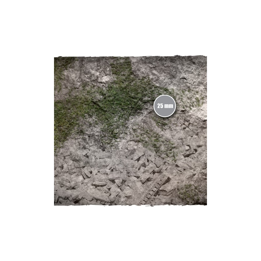 Terrain Mat Cloth - Medieval Ruins - 90x90