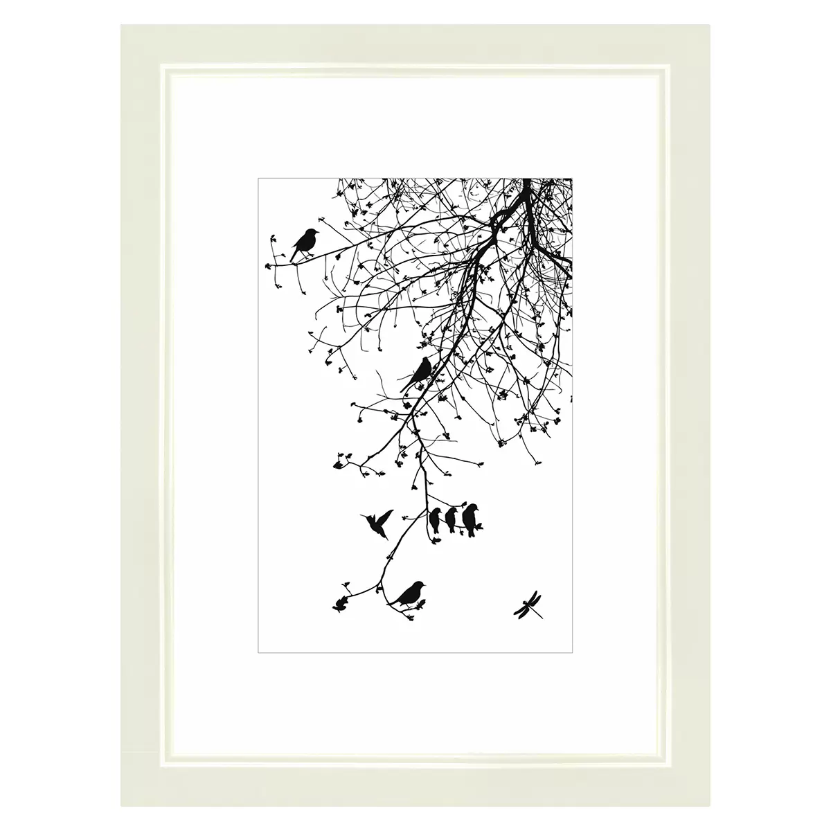 Holzrahmen 15x21 Modern Creme
