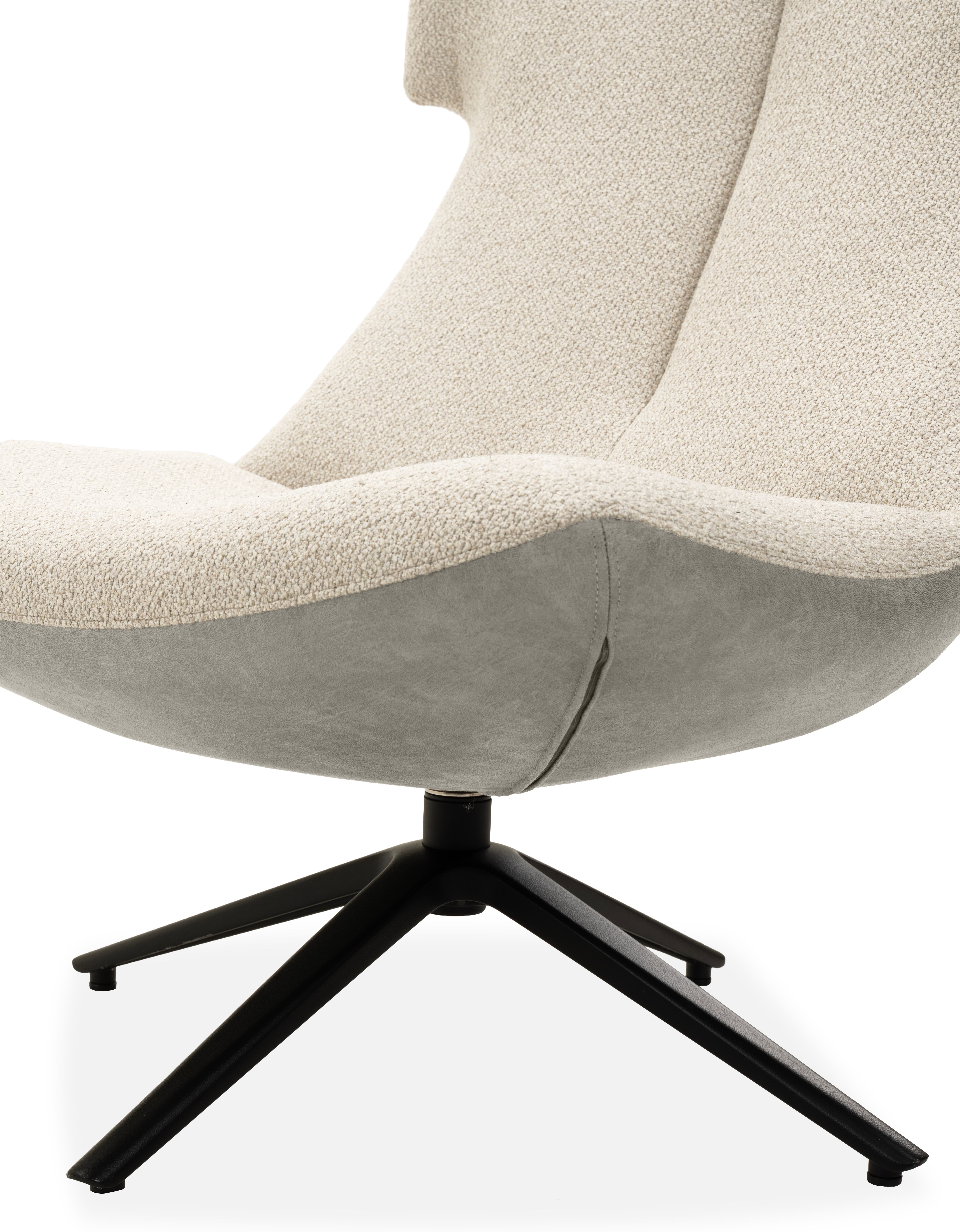 Draaifauteuil  Lowie B83 x D83 x H96 cm