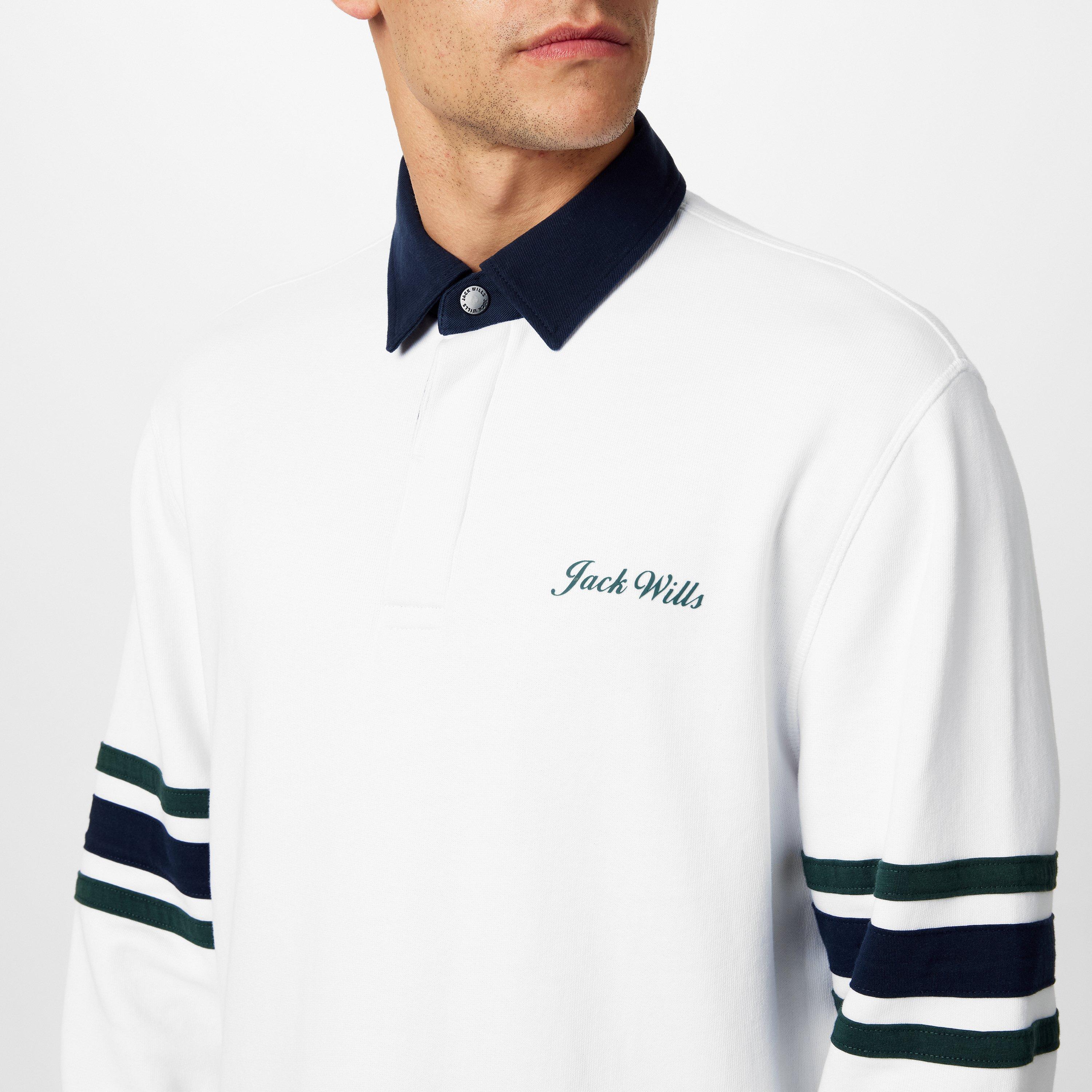Jack Wills JW Stripe Rugby Sweatshirt